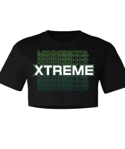 MX Black Crop Tee