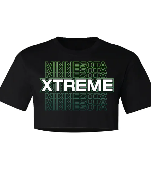 MX Black Crop Tee