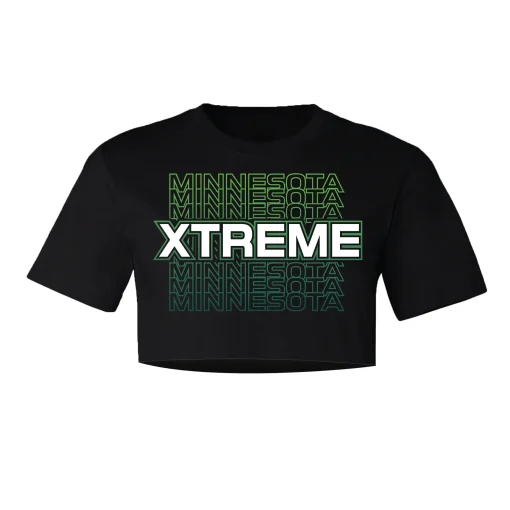 MX Black Crop Tee