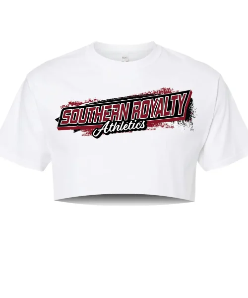 SRA White Crop Tee