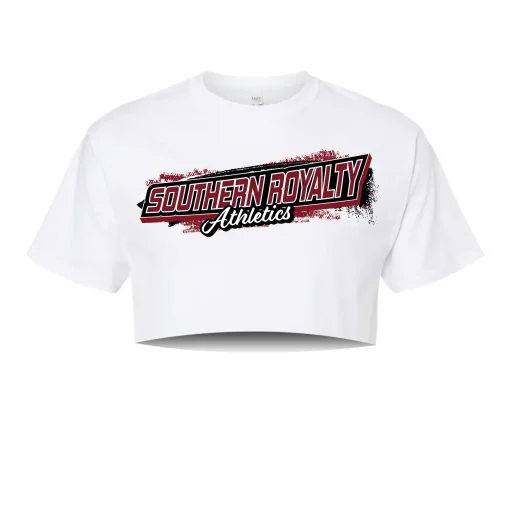 SRA White Crop Tee