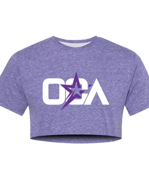 OCA Purple Crop Tee