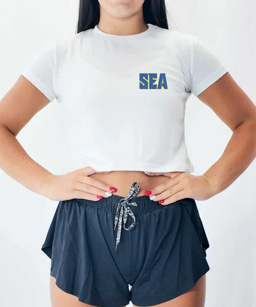 SEA Special White Crop Tee
