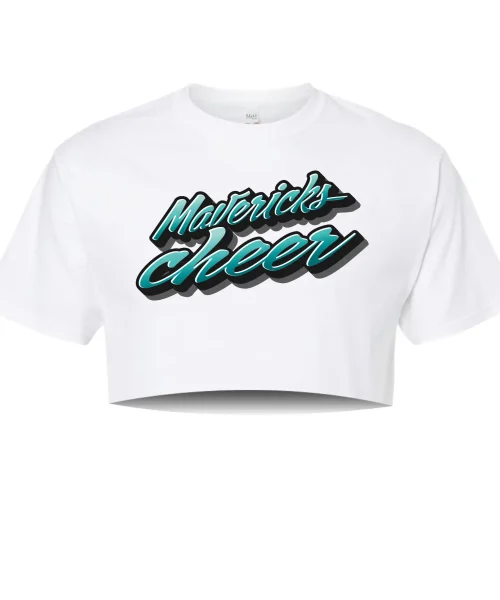 MC White Crop Tee