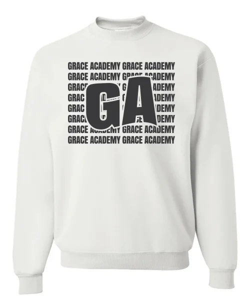 GRACE White Crewneck