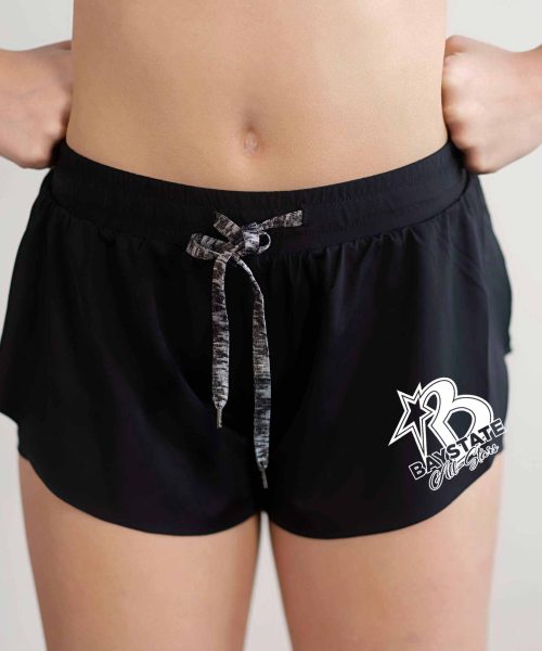 BA Black Flutter Short