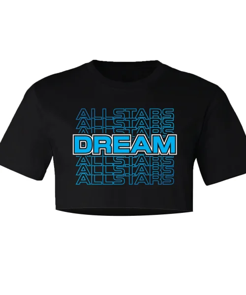 Dream Black Crop Tee