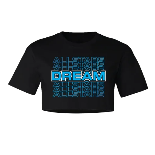 Dream Black Crop Tee