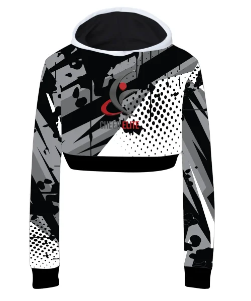 CE Crop Graphic Hoodie