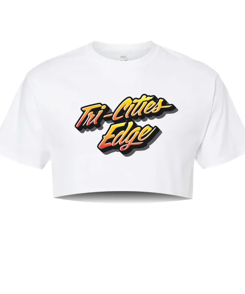TCE White Crop Tee