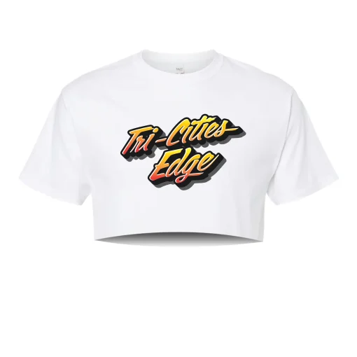 TCE White Crop Tee