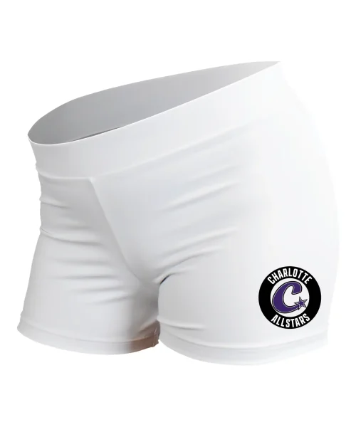 Charlotte Allstars White Performance Shorts