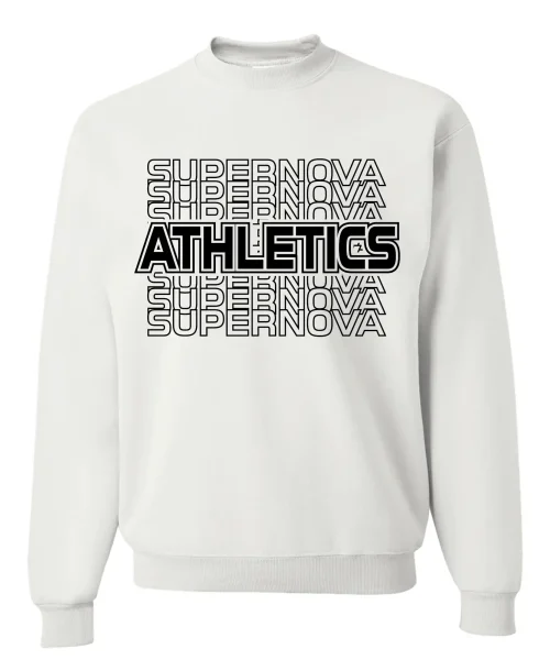 Supernova White Crewneck