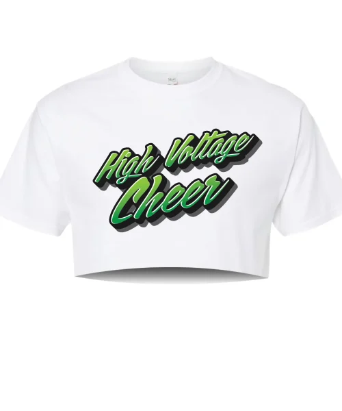 HVC White Crop Tee