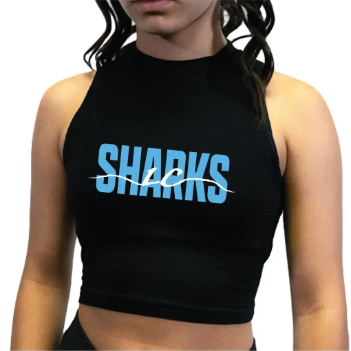 LC High Collar Crop