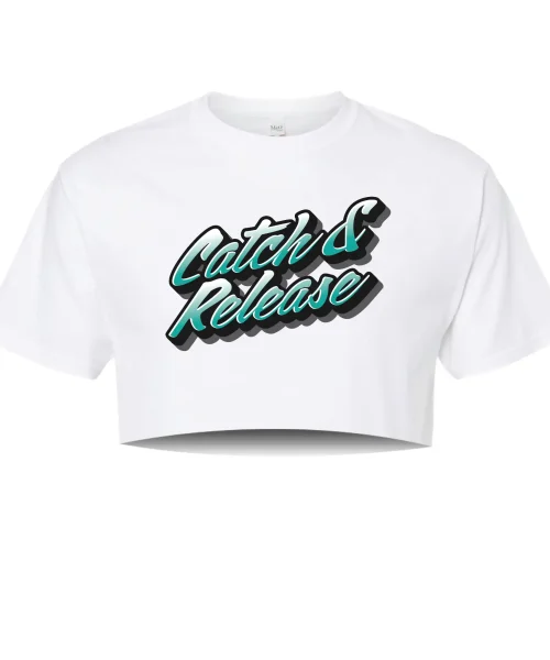 C&R White Crop Tee