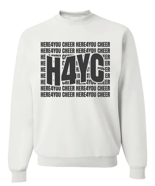 H4U White Crewneck