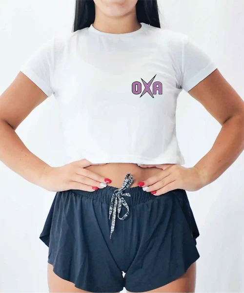 OXA Special White Crop Tee