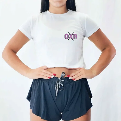 OXA Special White Crop Tee