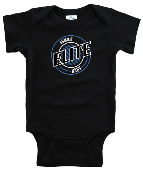 Summit Black Baby Onesie