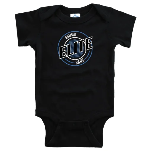 Summit Black Baby Onesie