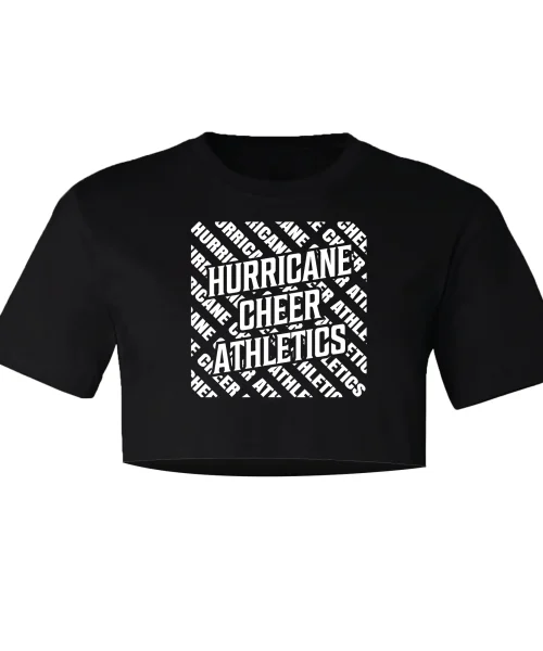 HCA Black Crop Tee