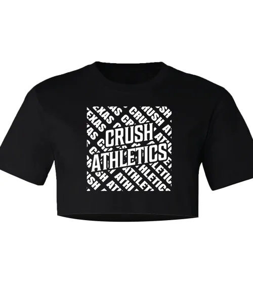 TCA Black Crop Tee