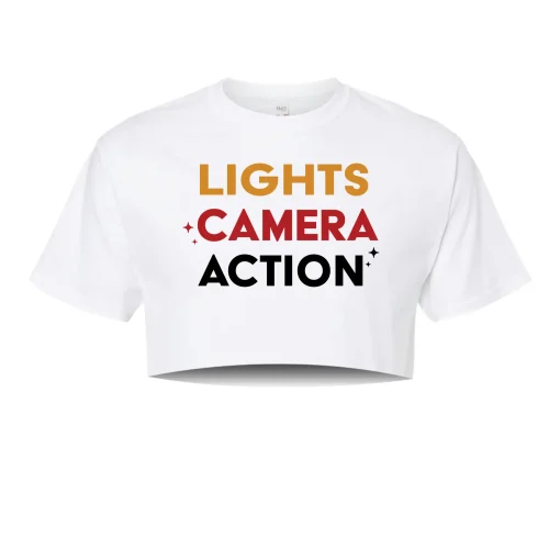 SEC White Crop Tee
