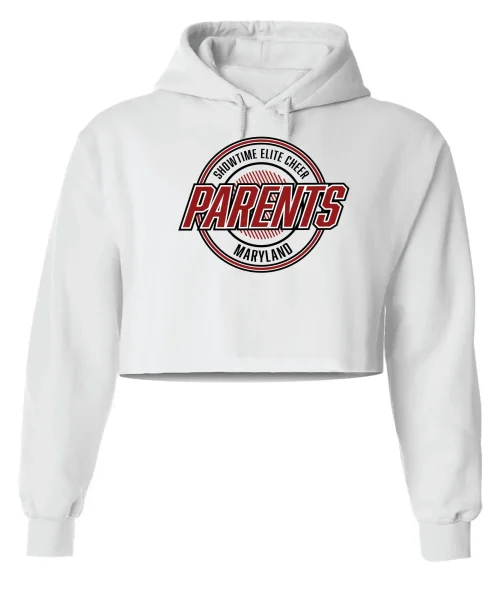 SEC White Crop Hoodie