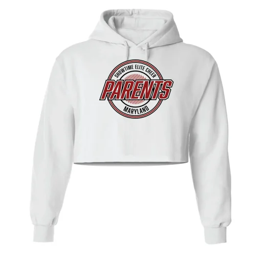 SEC White Crop Hoodie
