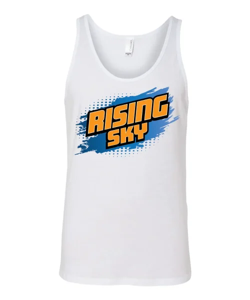 Rising Sky White Tank