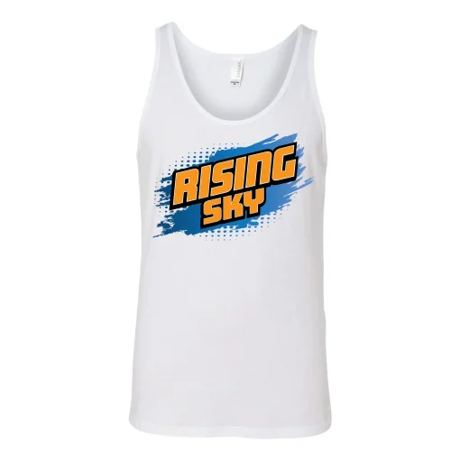 Rising Sky White Tank