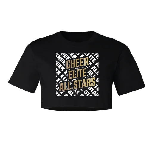 CE Black Crop Tee