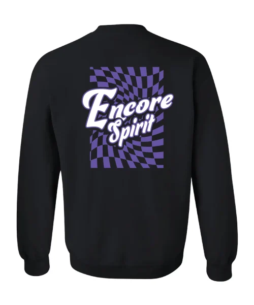 ENCORE Black Crewneck