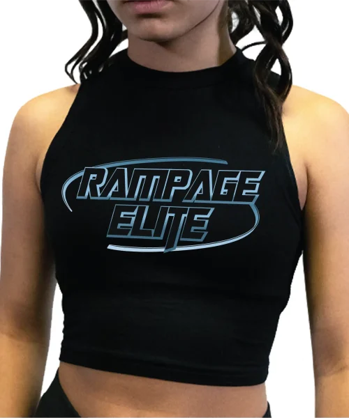 Rampage High Collar Crop