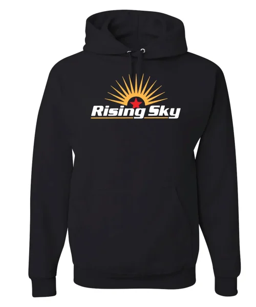 Rising Sky Black Hoodie