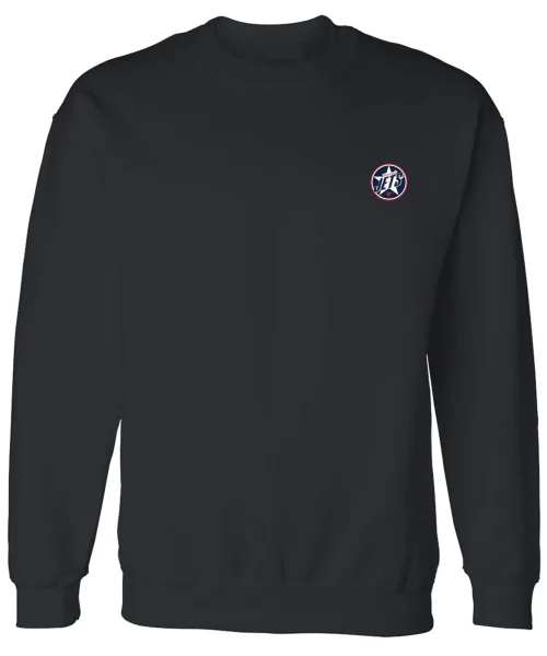 Jets Black Crewneck