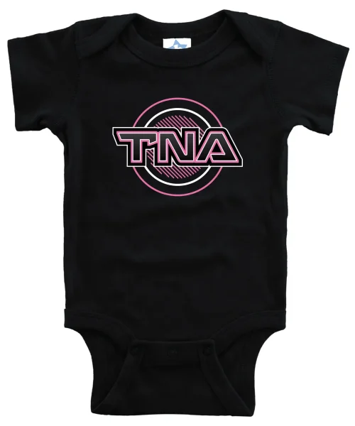 TNA Black Baby Onesie