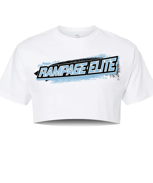 Rampage White Crop Tee