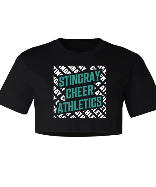 Stingray Black Crop Tee