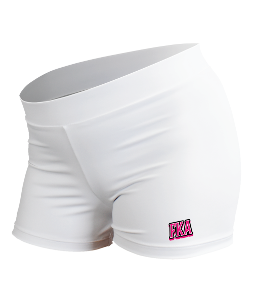 First Klass White Performance Shorts