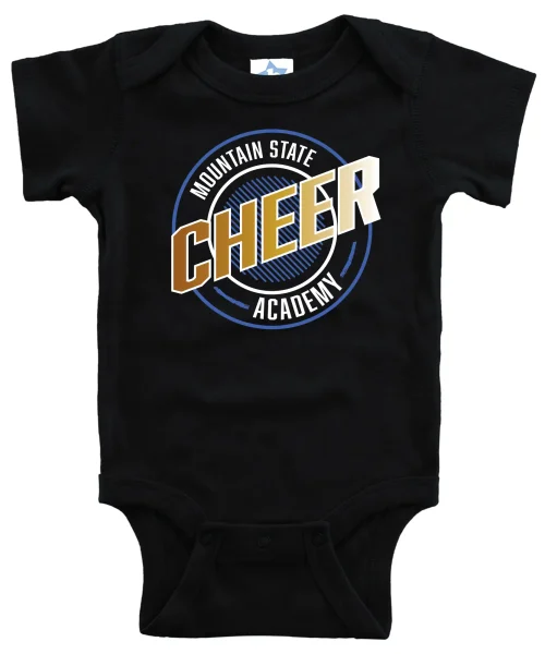 MSCA Black Baby Onesie