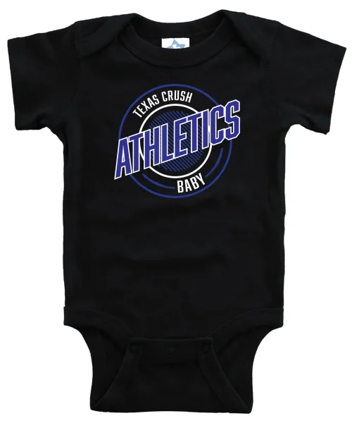 TCA Black Baby Onesie