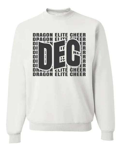DEC White Crewneck