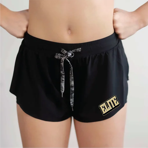 CE Black Flutter Short