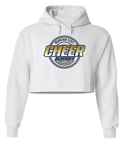 MSCA White Crop Hoodie