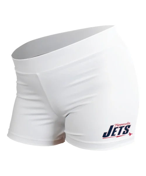 Jets White Performance Shorts