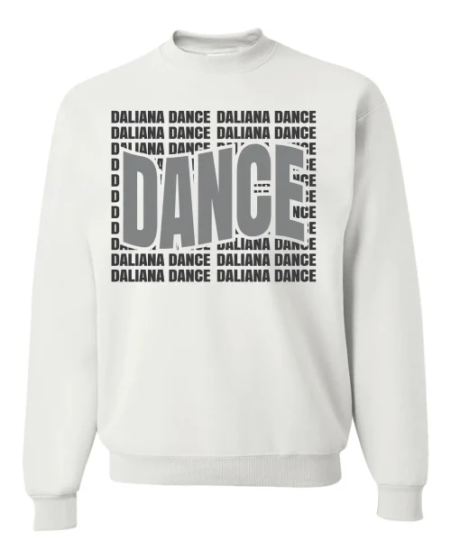 DALIANA White Crewneck