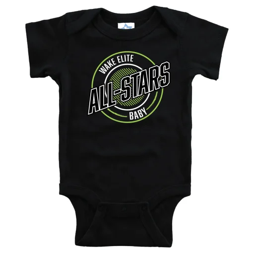 WEA Black Baby Onesie