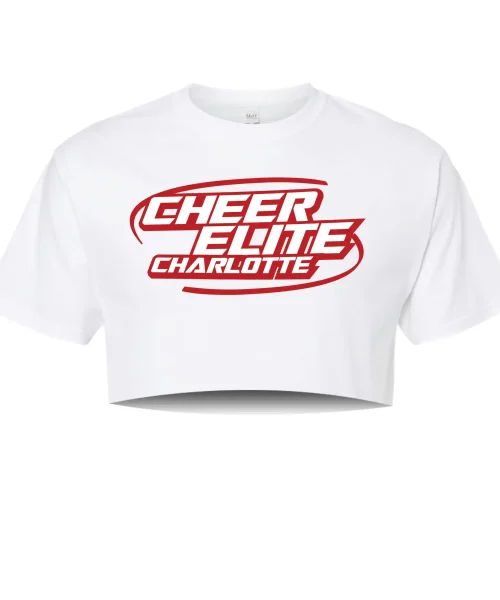 CEA Charlotte White Crop Tee